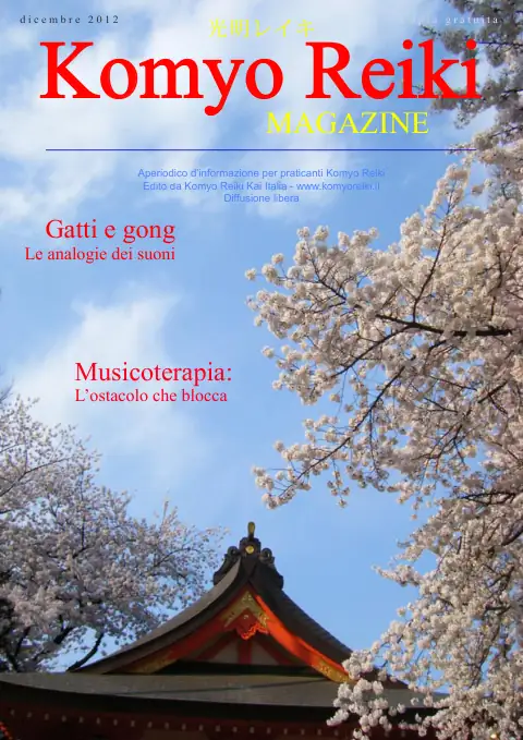 Copertina Magazine Komyo ReikiDo — Dicembre 2012