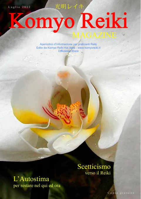 Copertina Magazine Komyo ReikiDo — Luglio 2012