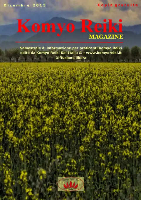 Copertina Magazine Komyo ReikiDo — Dicembre 2015