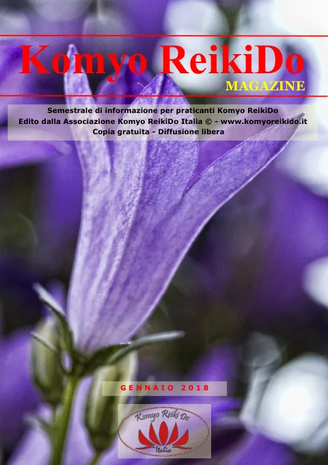 Copertina Magazine Komyo ReikiDo — Gennaio 2018