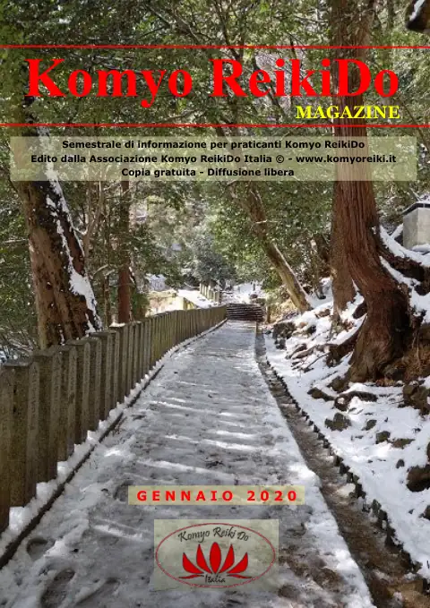 Copertina Magazine Komyo ReikiDo — Gennaio 2020