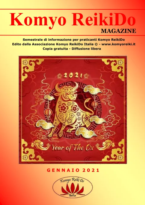 Copertina Magazine Komyo ReikiDo — Gennaio 2021